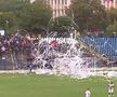 Suporterii au întârziat startul meciului Oțelul Galați - Poli Timișoara // foto: captură DigiSport