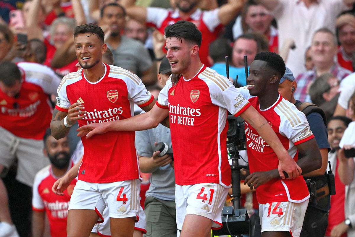 Arsenal - Manchester United 3-1 » Declan Rice și Gabriel Jesus aduc toate cele 3 puncte pentru „tunari” în ultimele minute