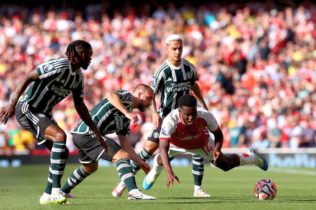 Arsenal - Manchester United 3-1 » Declan Rice și Gabriel Jesus aduc toate cele 3 puncte pentru „tunari” în ultimele minute