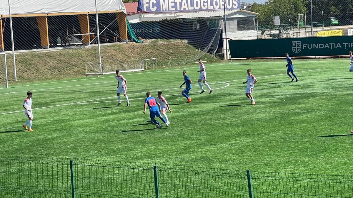 Surpriză în Liga de Tineret: Dinamo a câștigat derby-ul cu FCSB, care avea golaveraj 22-0