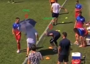 Scandal monstru la Chiajna - Steaua, Liga de Tineret » Costel Orac a lovit cu pumnul în stomac un „secund” de la CSA! GSP are toate detaliile