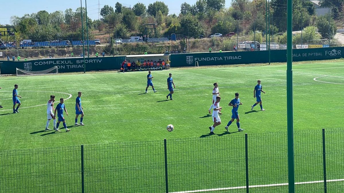 Surpriză în Liga de Tineret: Dinamo a câștigat derby-ul cu FCSB, care avea golaveraj 22-0