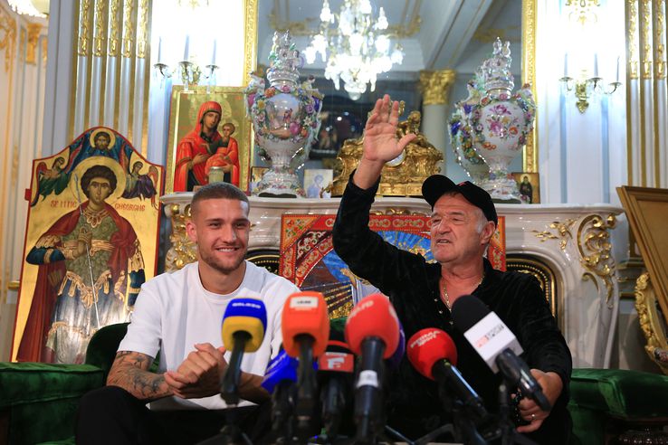 Daniel Bîrligea, Gigi Becali FOTO: Ionuț Iordache (GSP)