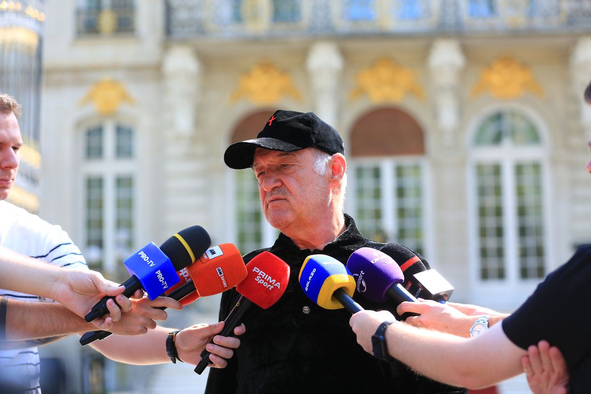 Gigi Becali, conferință la Palat după transferul lui Daniel Bîrligea la FCSB // 3 septembrie 2024. Foto: Ionuț Iordache (GSP)