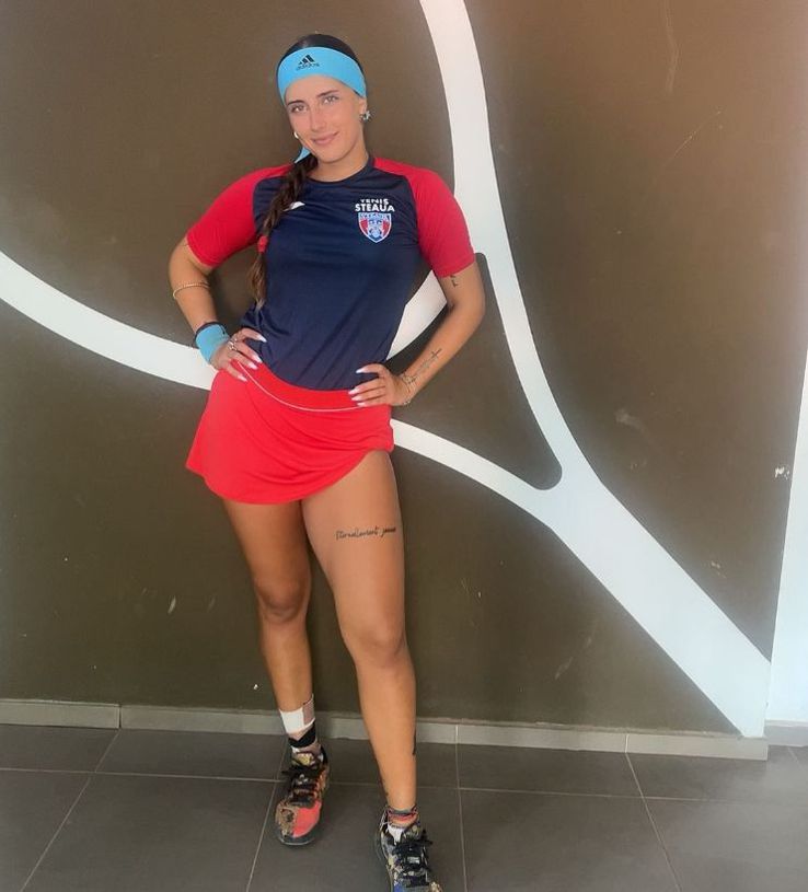 Jucătoarea de tenis Andreea Prisăcariu. Foto: Instagram