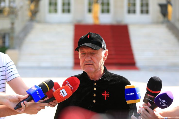 Gigi Becali, conferință la Palat după transferul lui Daniel Bîrligea la FCSB // 3 septembrie 2024. Foto: Ionuț Iordache (GSP)