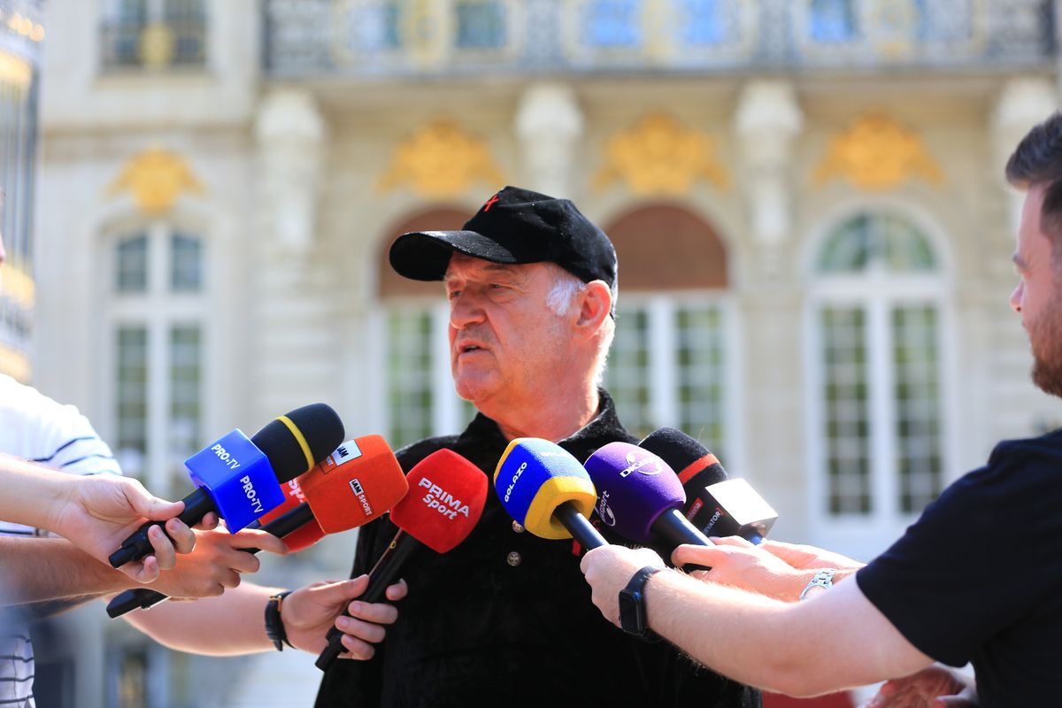 Gigi Becali, conferință la Palat după transferul lui Daniel Bîrligea la FCSB // 3 septembrie 2024. Foto: Ionuț Iordache (GSP)