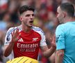 Declan Rice, eliminat în Arsenal - Brighton