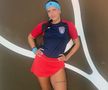 Andreea Prisăcariu (24 de ani, 444 WTA) a fost prezentă în tribunele arenei din Ghencea la meciul dintre Steaua și FCU Craiova, scor 0-0, din runda cu numărul 5 a ligii secunde.