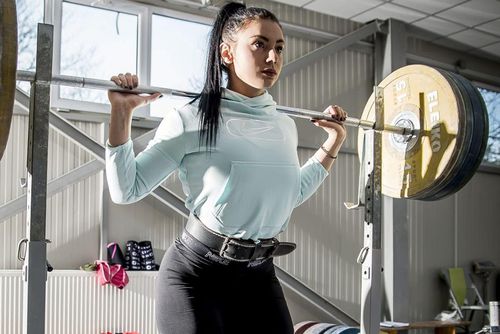 Luana Grigoriu, în plin efort