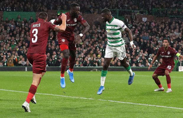 CELTIC - CFR CLUJ // FOTO Jucătorii lui Celtic, motivați cu un citat al lui Muhammad Ali! Scenografie spectaculoasă a fanilor scoțieni