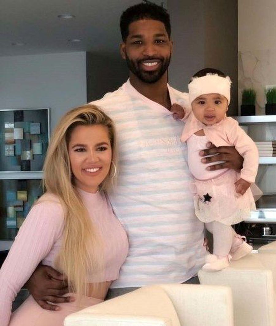 Tristan, Khloe și fetița lor, True Tristan, Khloe și fetița lor, True