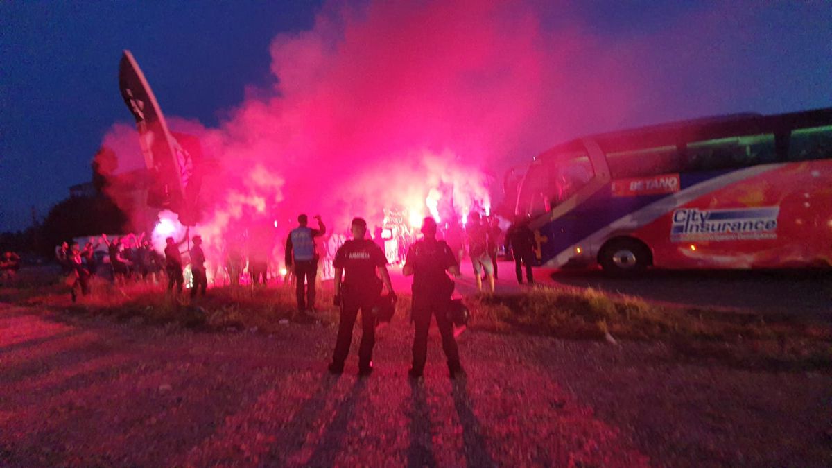 Fanii celor de la FCSB, înaintea meciului cu Dinamo 03.10.2020