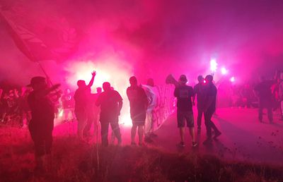 VIDEO+FOTO Derby-ul fanilor » Ce s-a întâmplat pe drumul spre Arena Națională