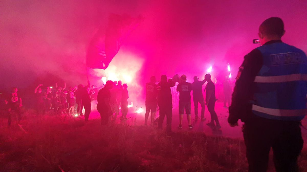 Fanii celor de la FCSB, înaintea meciului cu Dinamo 03.10.2020