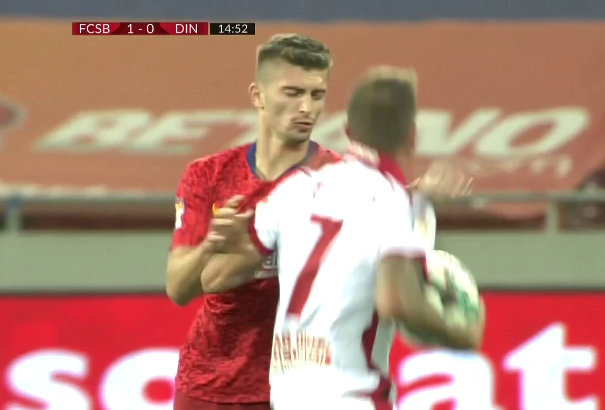 FCSB - DINAMO 3-2. FOTO Florin Tănase și Juan Camara, la un pas de bătaie! Ce s-a întâmplat în minutul 15 al derby-ului
