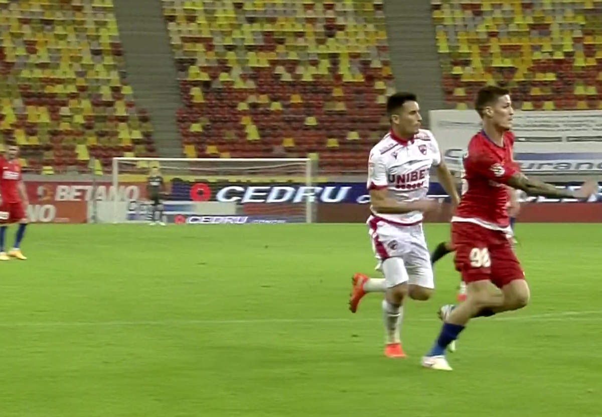 FCSB - Dinamo 3-2. FOTO Greșeală majoră în Derby: penalty inexistent pentru FCSB! Reacția lui MM Stoica