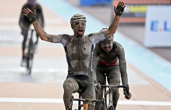 Sonny Colbrelli a câștigat Paris-Roubaix 2021! Imagini extraordinare cu cicliștii plini de noroi