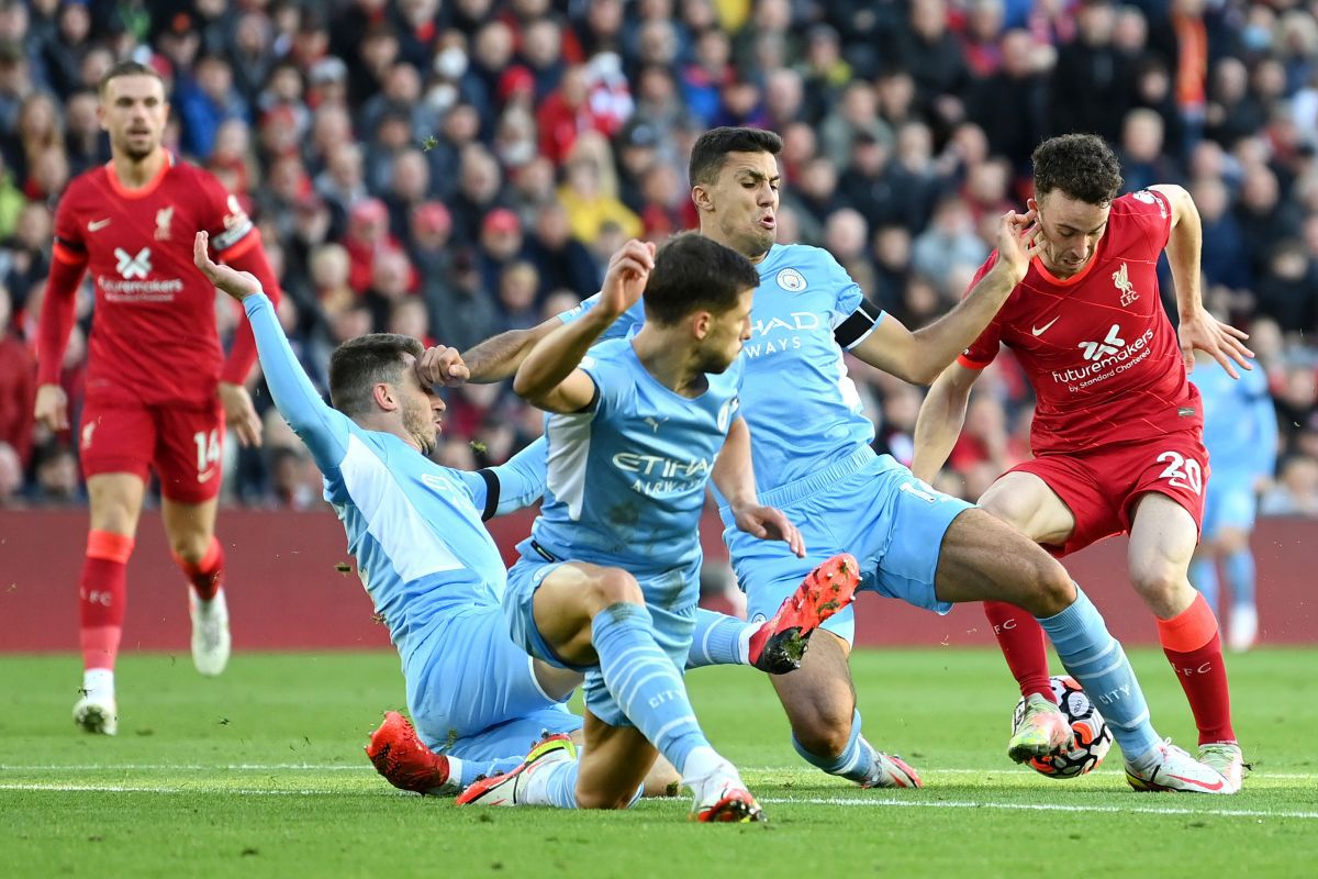 Liverpool - Manchester City 2-2 » Derby-ul etapei din Premier League a adus spectacol total