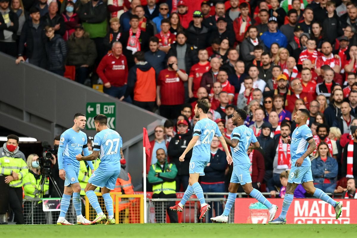 Liverpool - Manchester City 2-2 » Derby-ul etapei din Premier League a adus spectacol total