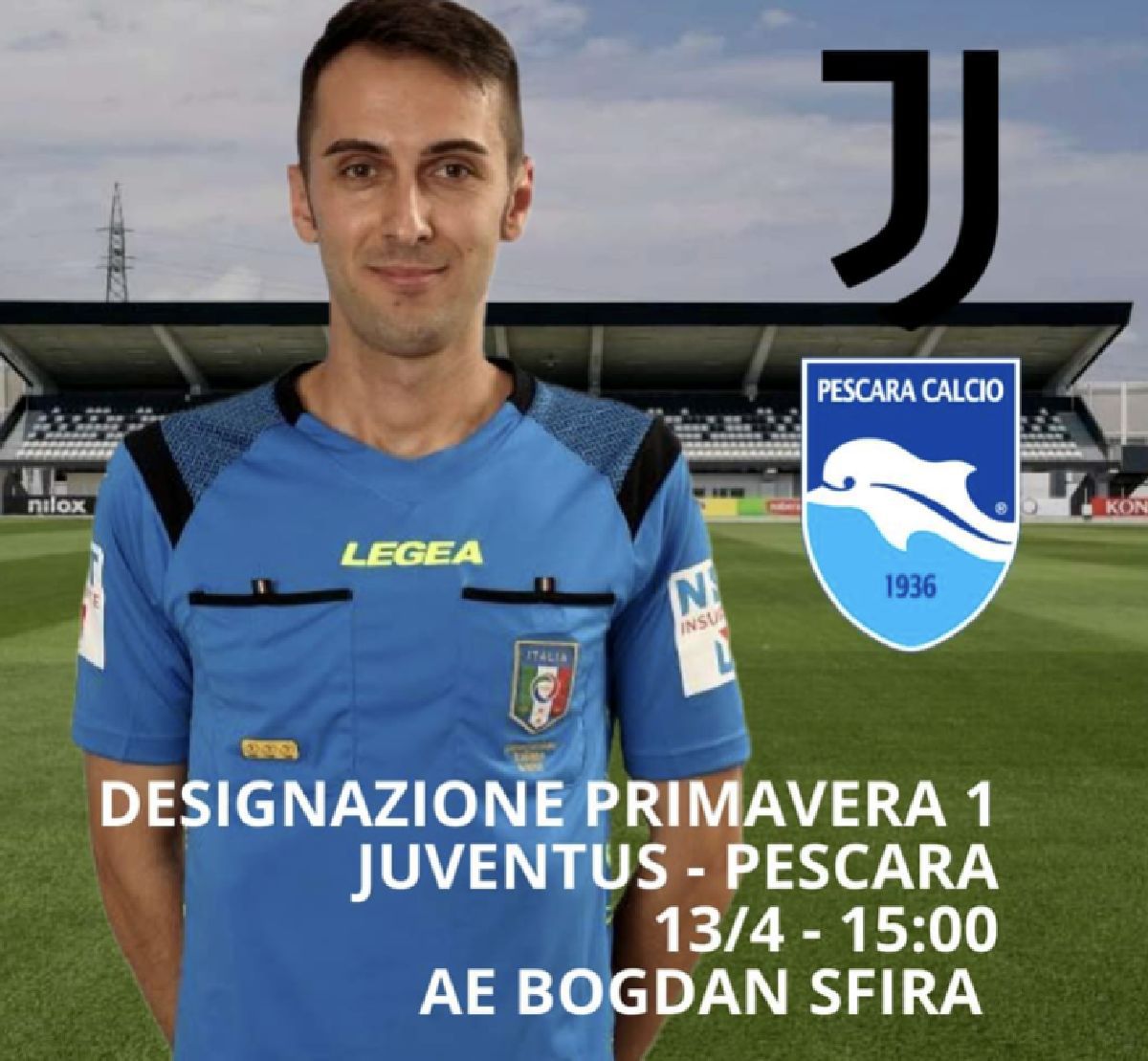 Bogdan Nicolae Sfira - arbitrul român din Italia