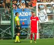 Bogdan Sfira, în acțiune în amicalul Lazio - Triestina / Captură@ youtube.com/c/Officialsslazio