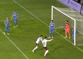 Gol anulat total aiurea în Chindia - Rapid! Ce-a văzut VAR-ul?!