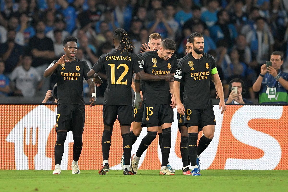 Etapa a doua a grupelor Ligii Campionilor. Ploaie de goluri în Napoli - Real Madrid și două mari surprize: granzii din Premier League, în genunchi!