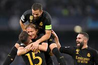 Etapa a doua a grupelor Ligii Campionilor. Ploaie de goluri în Napoli - Real Madrid și două mari surprize: granzii din Premier League, în genunchi!