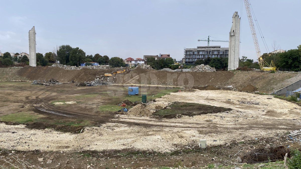 Între timp, în Superliga: au apucat să demoleze stadionul, dar construcția celui nou s-a blocat înainte să înceapă! » Conflictul a ajuns în instanță