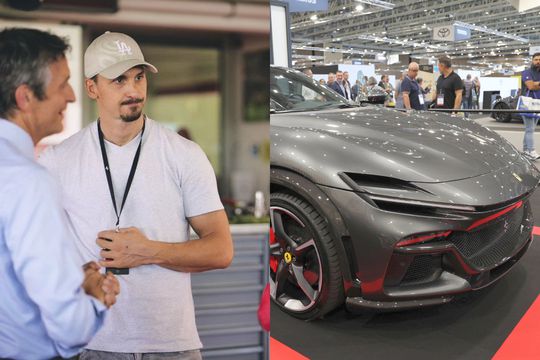 Zlatan Ibrahimovic și-a adăugat la colecția de mașini de lux un Ferrari Purosangue. Foto: Imago Images