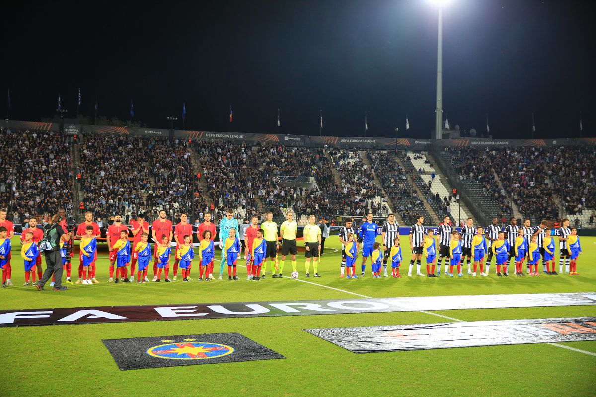 PAOK - FCSB, în imagini