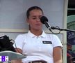 Martina Baldi, arbitra meciului Simona Halep - Anna Blinkova