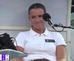 Martina Baldi, arbitra meciului Simona Halep - Anna Blinkova