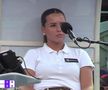 Martina Baldi, arbitra meciului Simona Halep - Anna Blinkova