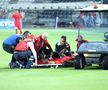 Schimbare înainte de pauză la FCSB » S-a accidentat și a părăsit terenul pe targă