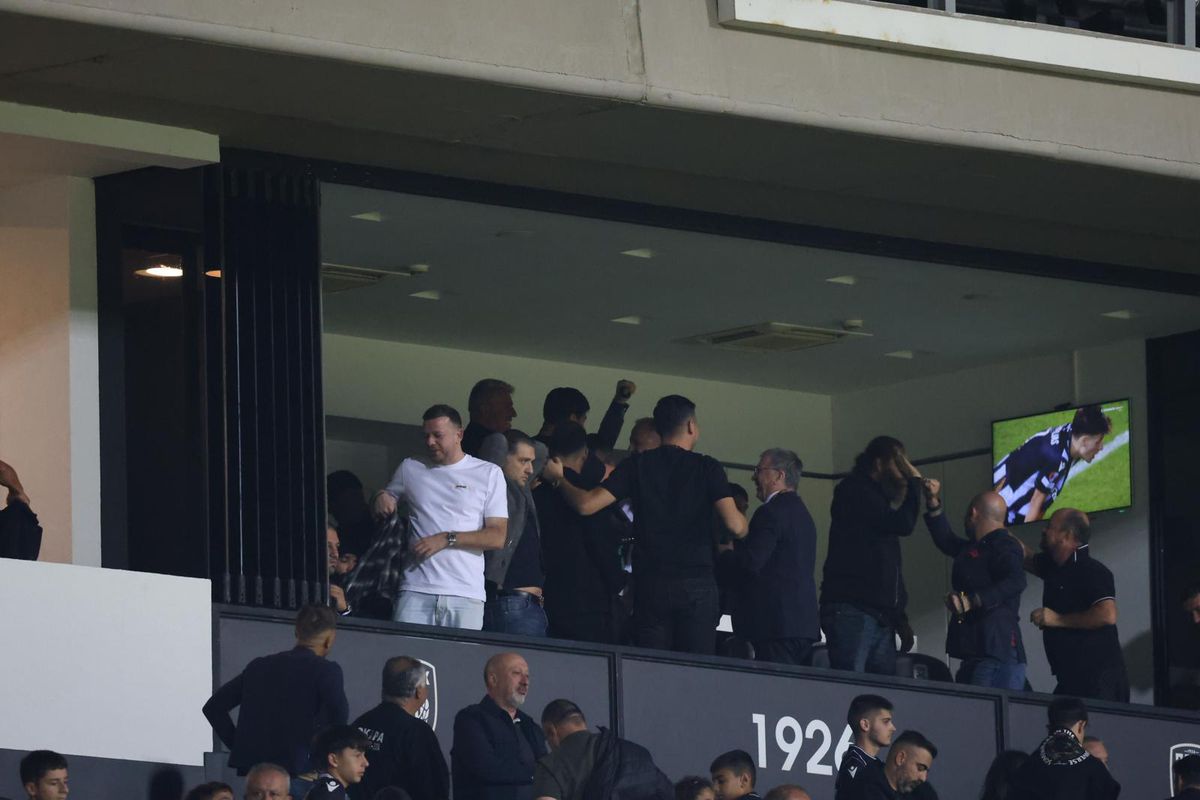 Gigi Becali, show la Salonic la ieșirea din stadion: „M-am uitat în sus și am zis: «Ce e mare lucru să ne dai și nouă?»”