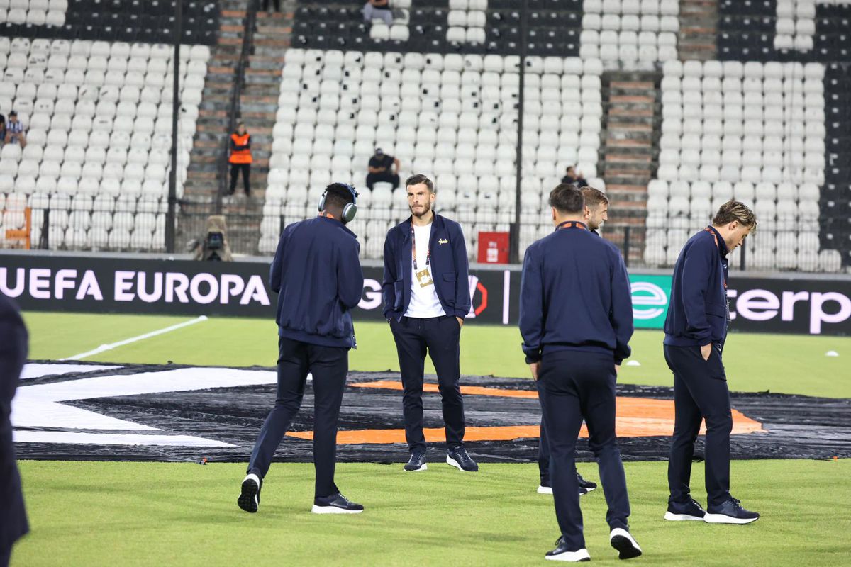 PAOK - FCSB, imagini înainte de meci