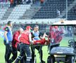 Schimbare înainte de pauză la FCSB » S-a accidentat și a părăsit terenul pe targă