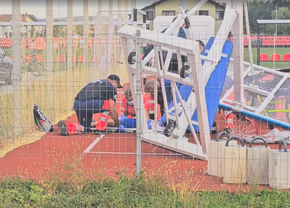 Scandalos! Minor rănit în complexul sportiv abia inaugurat de Burleanu și Stoichiță » Diagnosticul pus la spital + Primarul dă vina pe hoți!