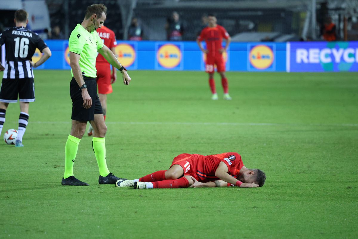 Mihai Lixandru, accidentat la meciul cu PAOK