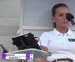 Martina Baldi, arbitra meciului Simona Halep - Anna Blinkova