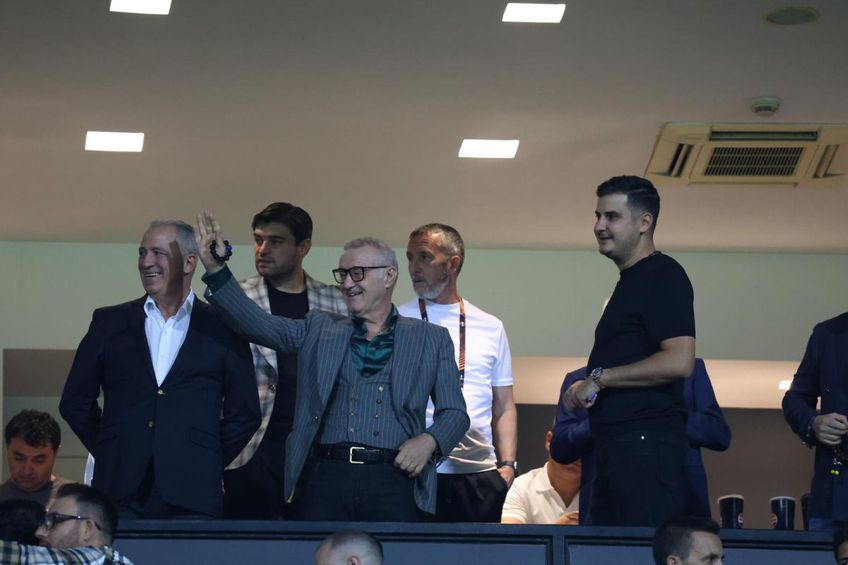 Gigi Becali, la PAOK - FCSB. Foto: Ionuț Iordache