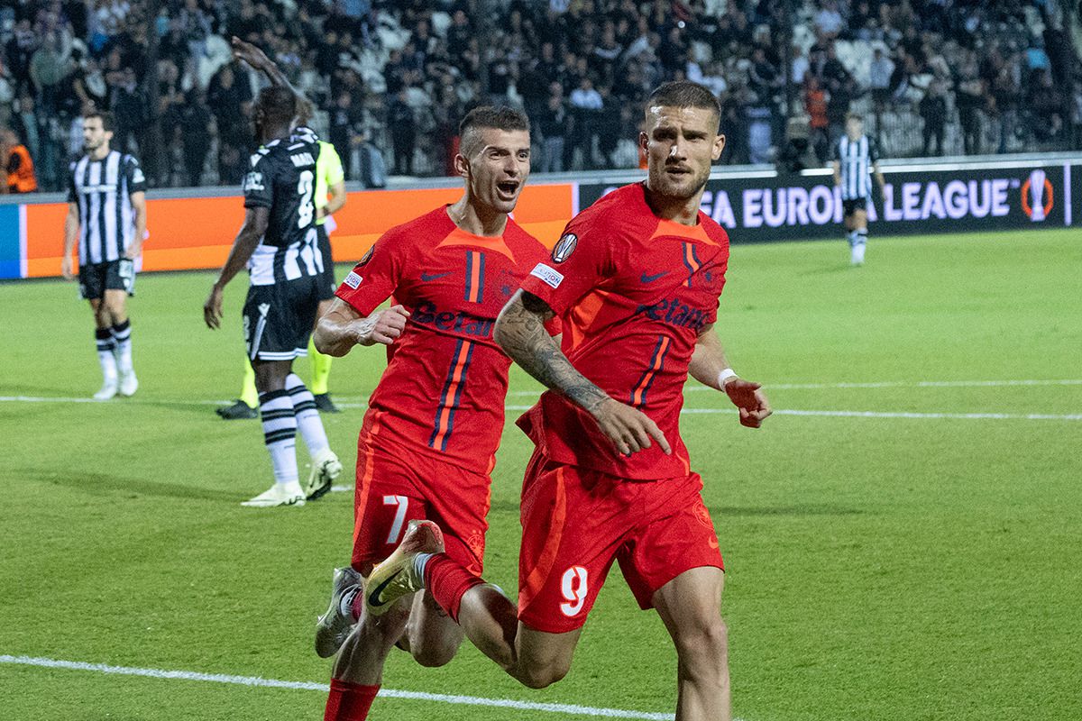 Raul Rusescu, verdict ferm după prima repriză din PAOK - FCSB: „El e omul meciului până acum”