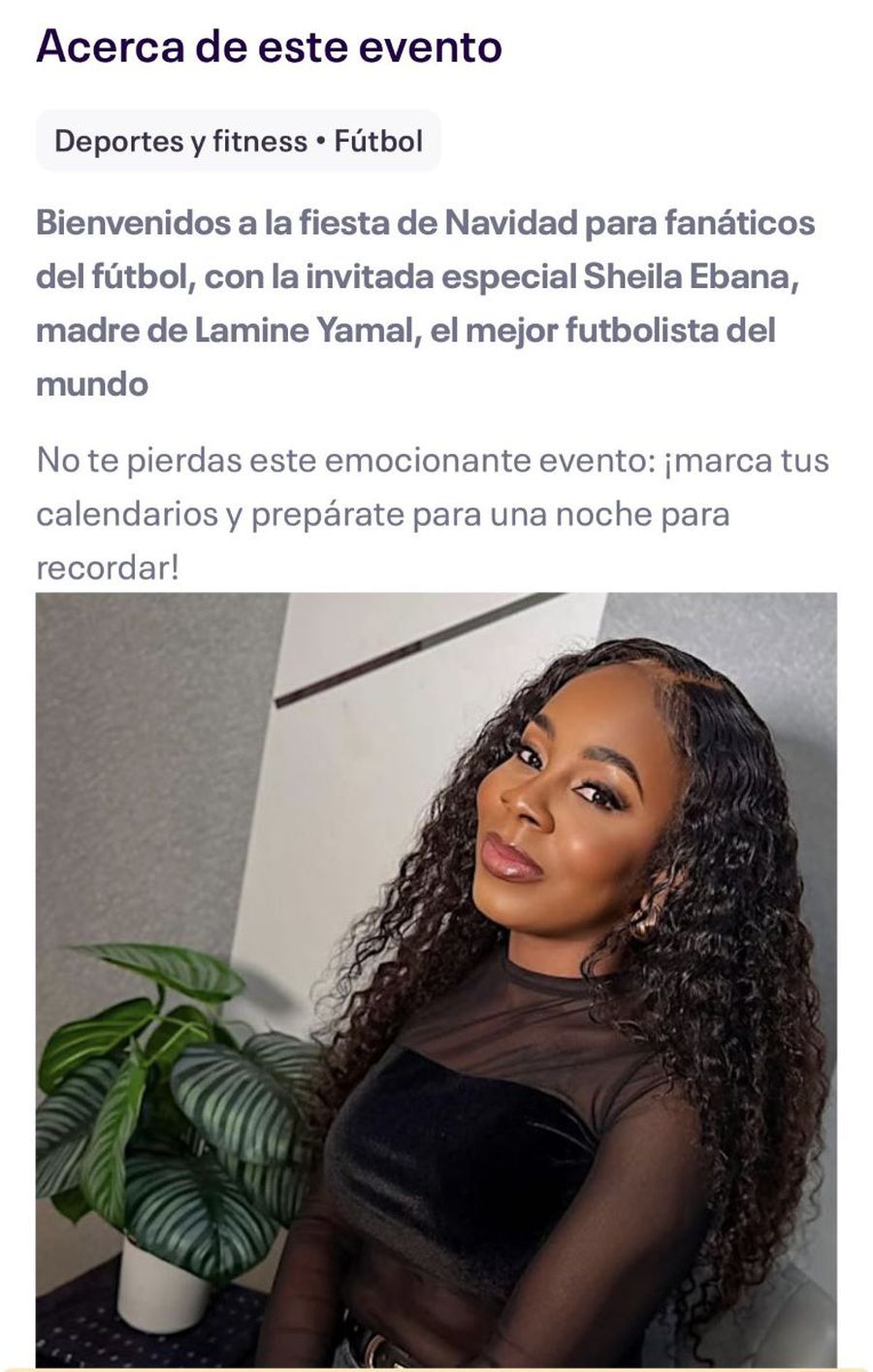 Anunțul postat pe rețele sociale de Sheila Ebama, mama lui Lamine Yamal Mama lui Lamine Yamal scoate bani pe seama faimei fiului ei » Ce afacere s-a gândit să pună pe picioare