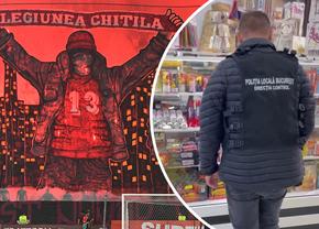 Torțe și fumigene la liber în mall! Poliția a confiscat peste 16.000 de articole pirotehnice cu o zi înaintea meciului FCSB - Young Boys » Rapid, amenzi de 500.000 de euro
