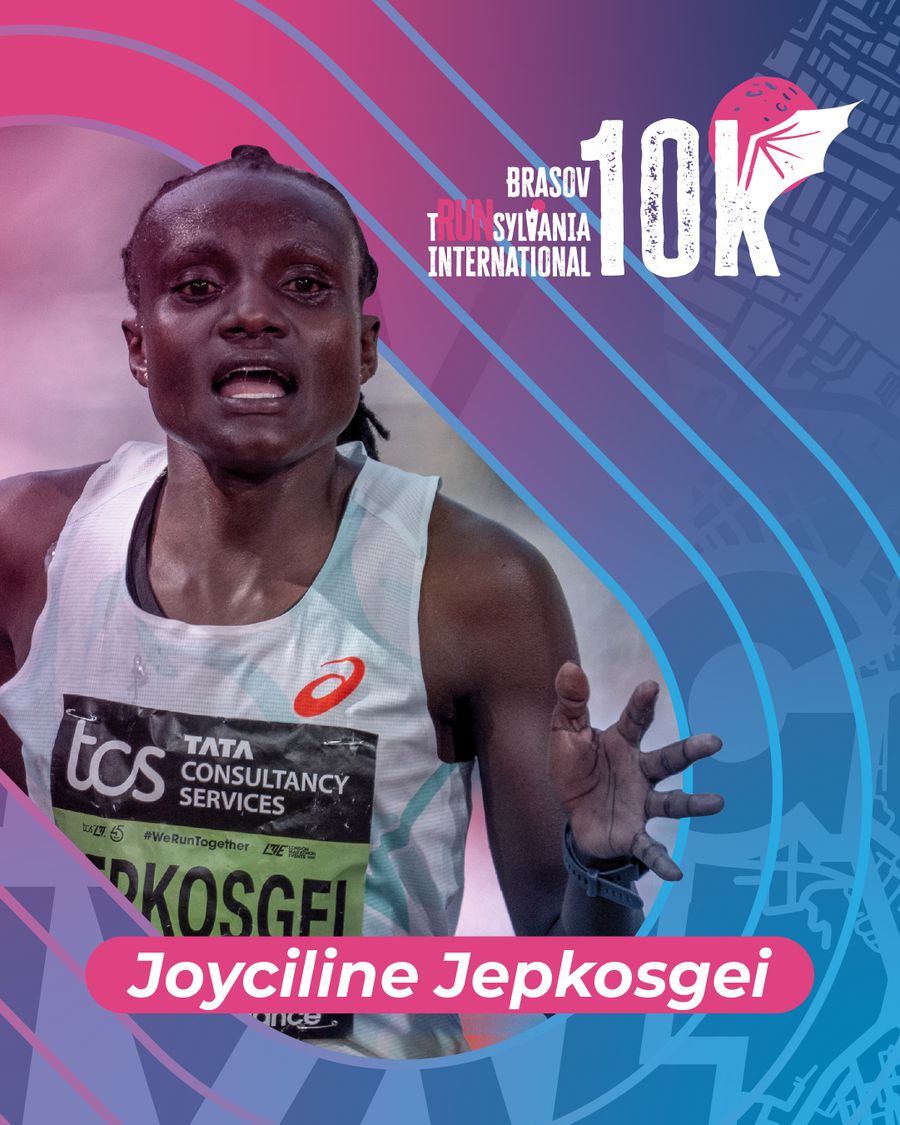 Elita mondială pe șosea vine la tRUNsylvania International 10K, proba vedetă de la Brașov Running Festival: Joyciline Jepkosgei și Vincent Kipkorir țintesc recordurile traseului