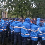 Conflictul dintre jandarmii români și ultrașii elvețieni / FOTO: GSP.ro