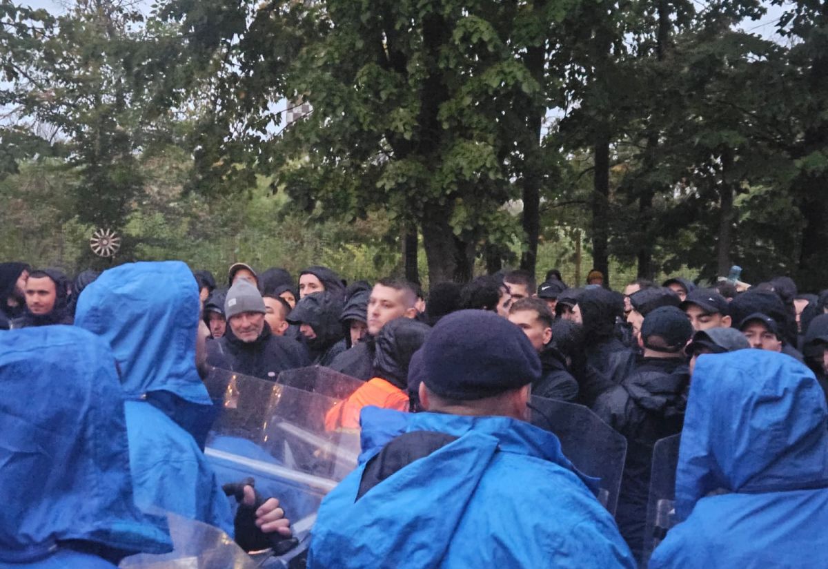 Filmul incidentelor de la Arena Națională » Intervenția Jandarmeriei asupra elvețienilor, pas cu pas: „Încă un centimetru și e bătaie cu noi! Go there, băga-mi-aș p***!”