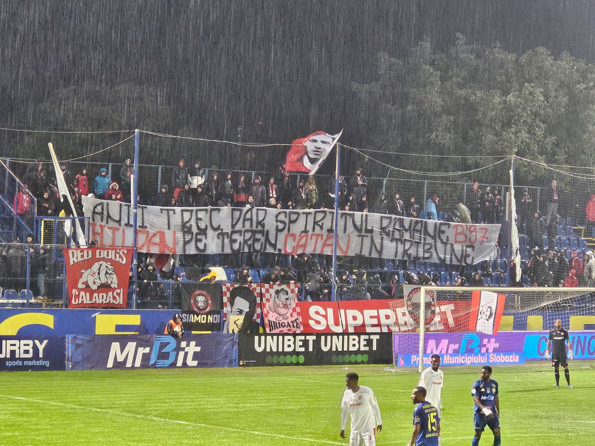 Cătălin Hîldan, omagiat de fanii lui Dinamo la 25 de ani de la dispariție: „Anii trec, spiritul rămâne”